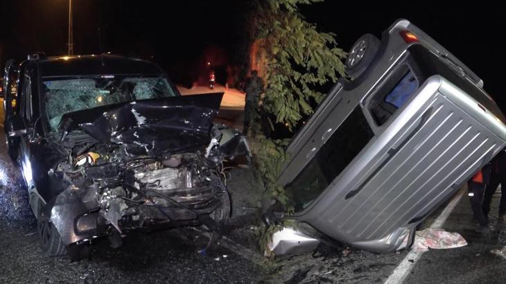 Elazığ'da feci kaza! İki araç çarpıştı: 1 ölü, 3 yaralı