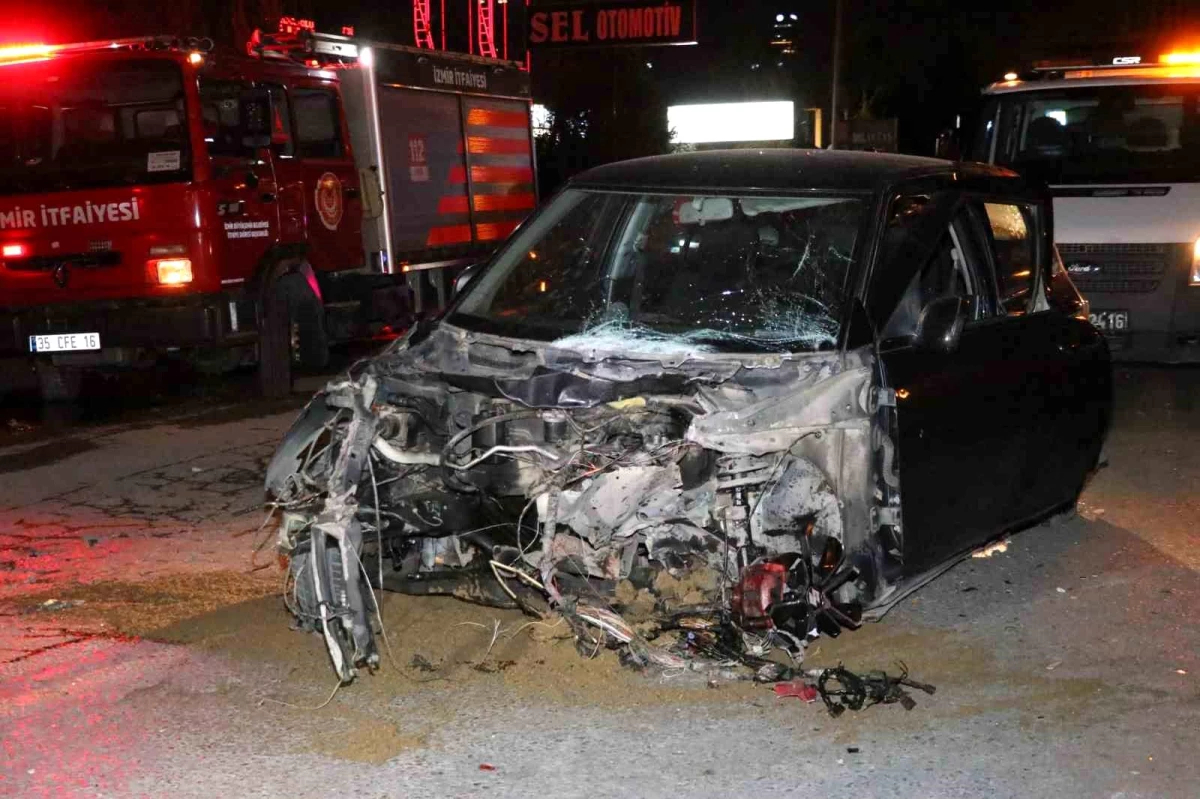 İzmir'de Otomobil Takla Attı: Sürücü Hayatını Kaybetti