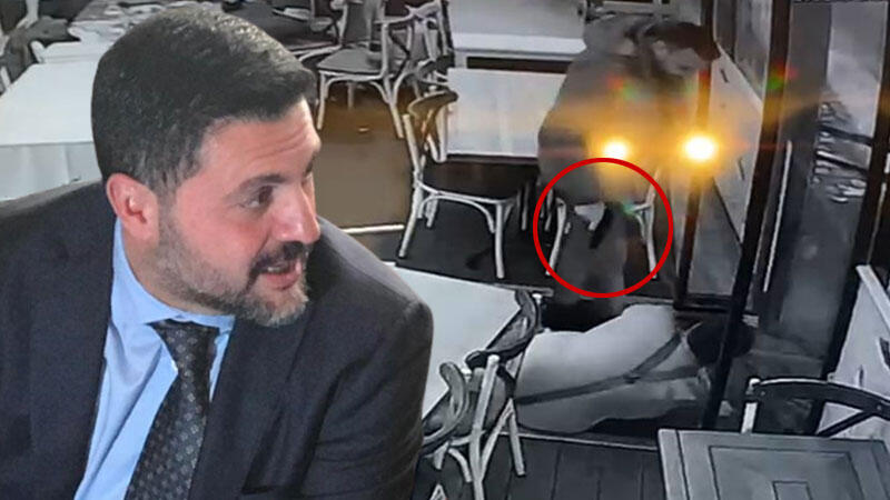 Şafak Mahmutyazıcıoğlu'na saldırı anı kamerada