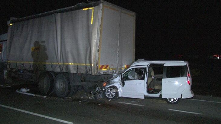 4 aracın karıştığı kazada 1 kişi öldü, 1 kişi yaralandı