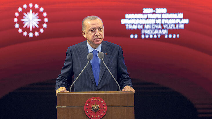 Cumhurbaşkanı Erdoğan’dan trafik mesajı: Trafikte hedefimiz  sıfır kaza, sıfır acı
