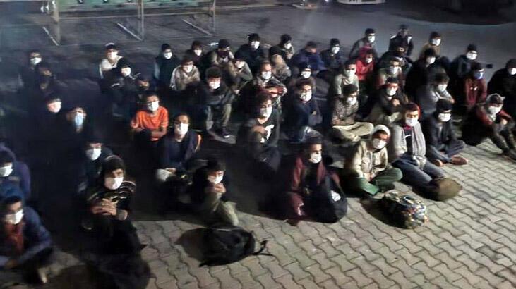 Erciş'te 60 düzensiz göçmen yakalandı