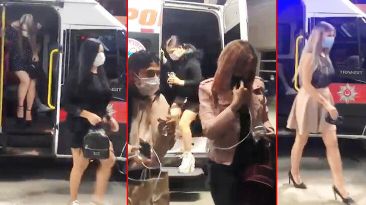 İzinsiz çalışan 8 yabancı uyruklu kadın yakalandı!