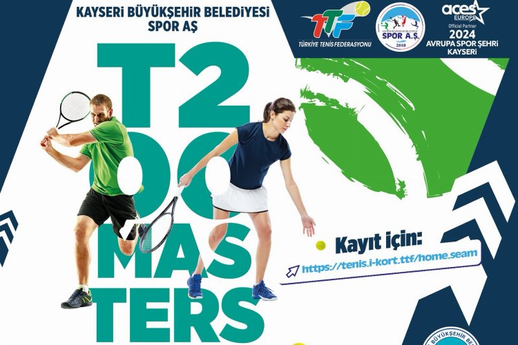 Avrupa spor şehri Kayseri, Tenis Turnuvası’na ev sahipliği yapacak
