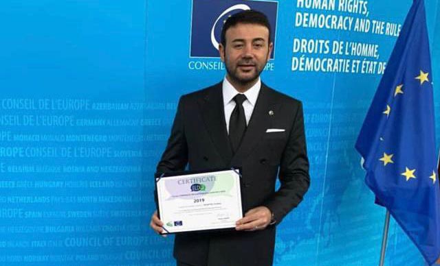 Beşiktaş Belediyesi’ne ‘Avrupa Diploması’ ödülü