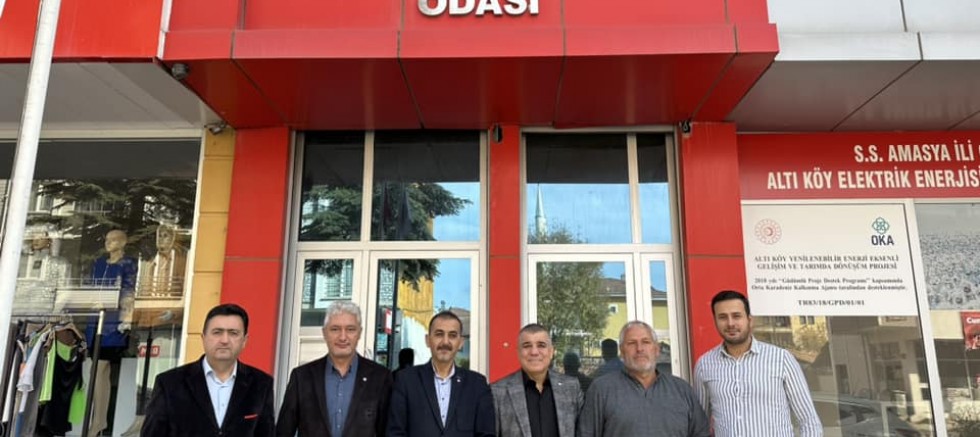 CHP'li Ramis Topal, Gümüşhacıköy Ticaret ve Sanayi Odasını Ziyaret Etti