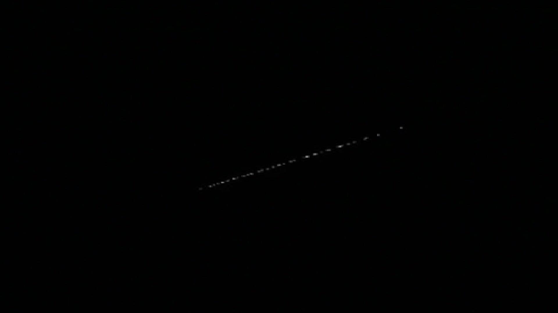 Elon Musk'ın Starlink uyduları Malatya semalarında görüntülendi