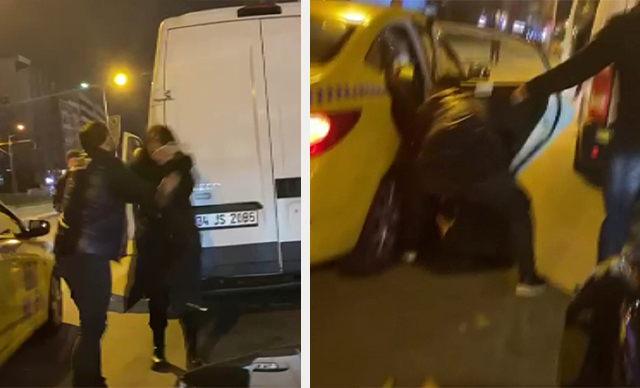 İstanbul'da taksici Fransız kadın turisti önce kaçırdı, sonra darbetti