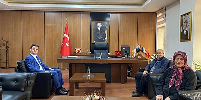 Kaymakamı İbrahim Cesur’a Özel Ziyaret: Anne ve Babadan Gurur Dolu Anlar