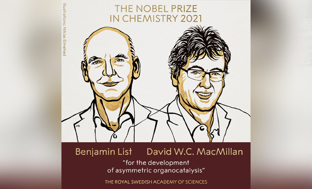 Nobel Kimya Ödülü, Benjamin List ve David MacMillan’a verildi