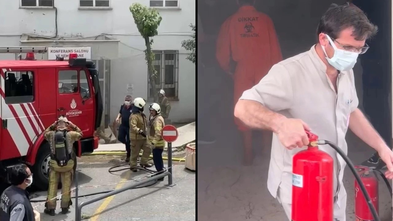 Üsküdar Devlet Hastanesi’nin Ecza Deposunda Yangın Çıktı