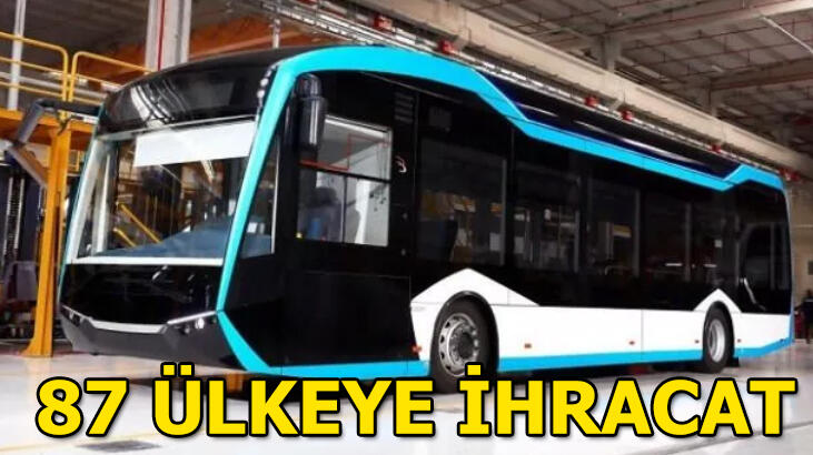 Türkiye'den 87 ülkeye otobüs ve minibüs ihracatı